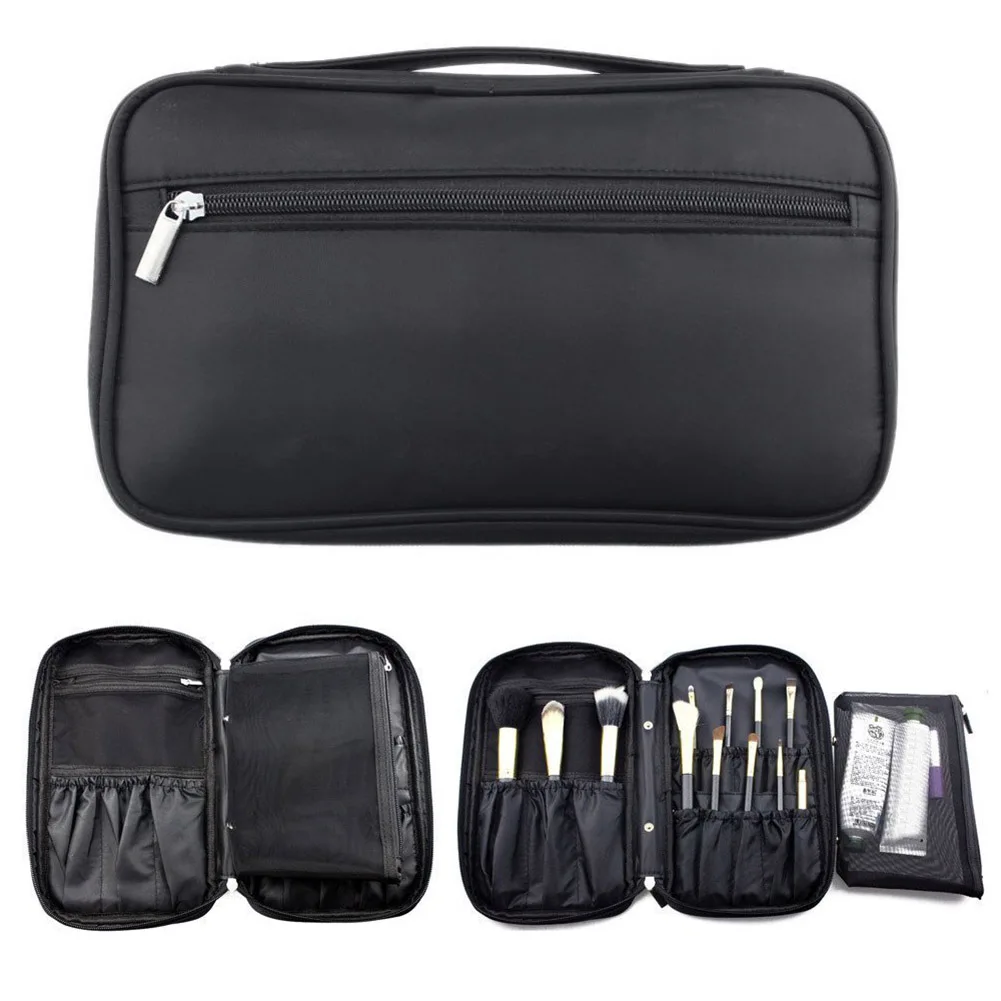 High Quality Travel Organizer Handbag Make Up Brush Zipper Case Pouch