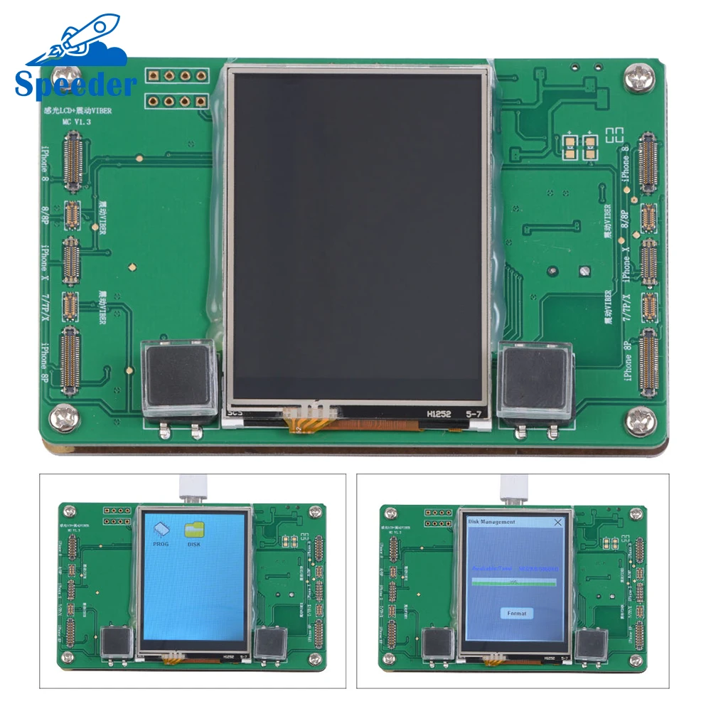 Prix Capteur de Lumière ambiante Programmeur Boîte pour iPhone 7 8 8 Plus X LCD Écran Code Fichiers Dispositif de Programmation Téléphone Vibrateur outils de réparation