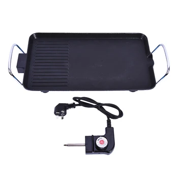 

40*23CM New Hot Family Smokeless Nonstick Electric BBQ Barbecue Grill JP-404868 Indoor Barbecue Roast Meat Equipment 1350W 220V