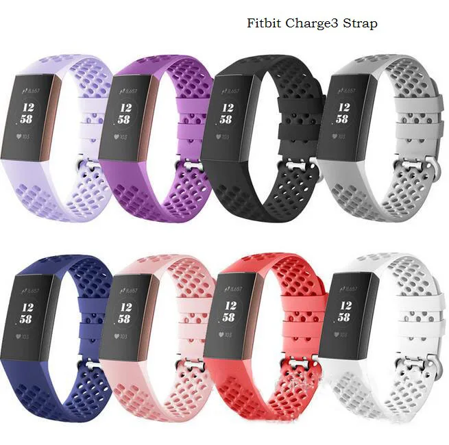 

S Watch Band For Fitbit Charge 3 Sport Replacement Accessories For Fitbit Charge3 Watch Strap Rubber Wristband 2019 New Bracelet