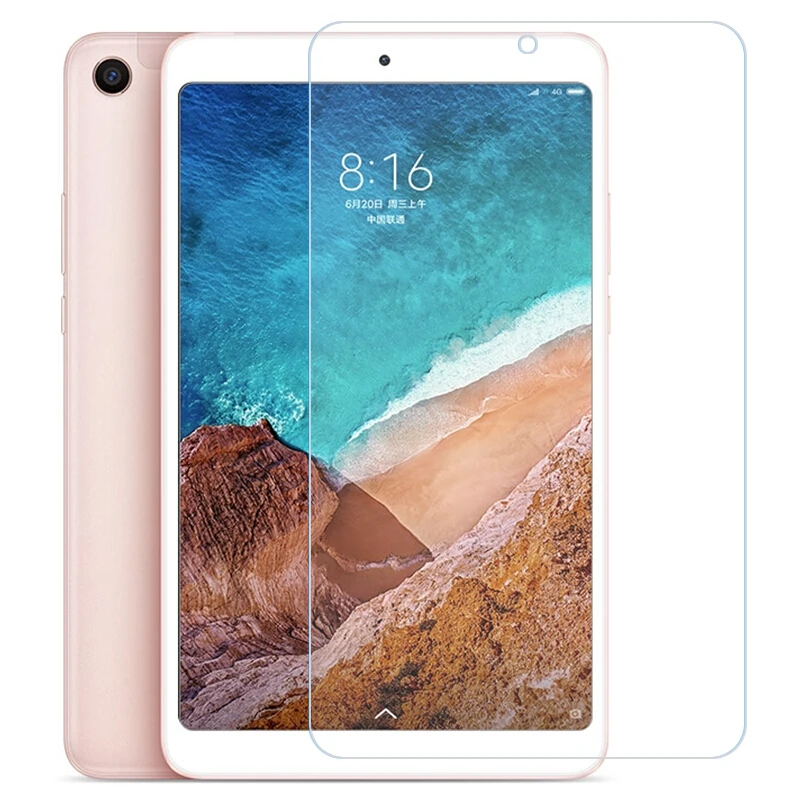 2.5D Закаленное стекло для Xiaomi Mi Pad 4 полное покрытие Защита экрана Plus HD прозрачная