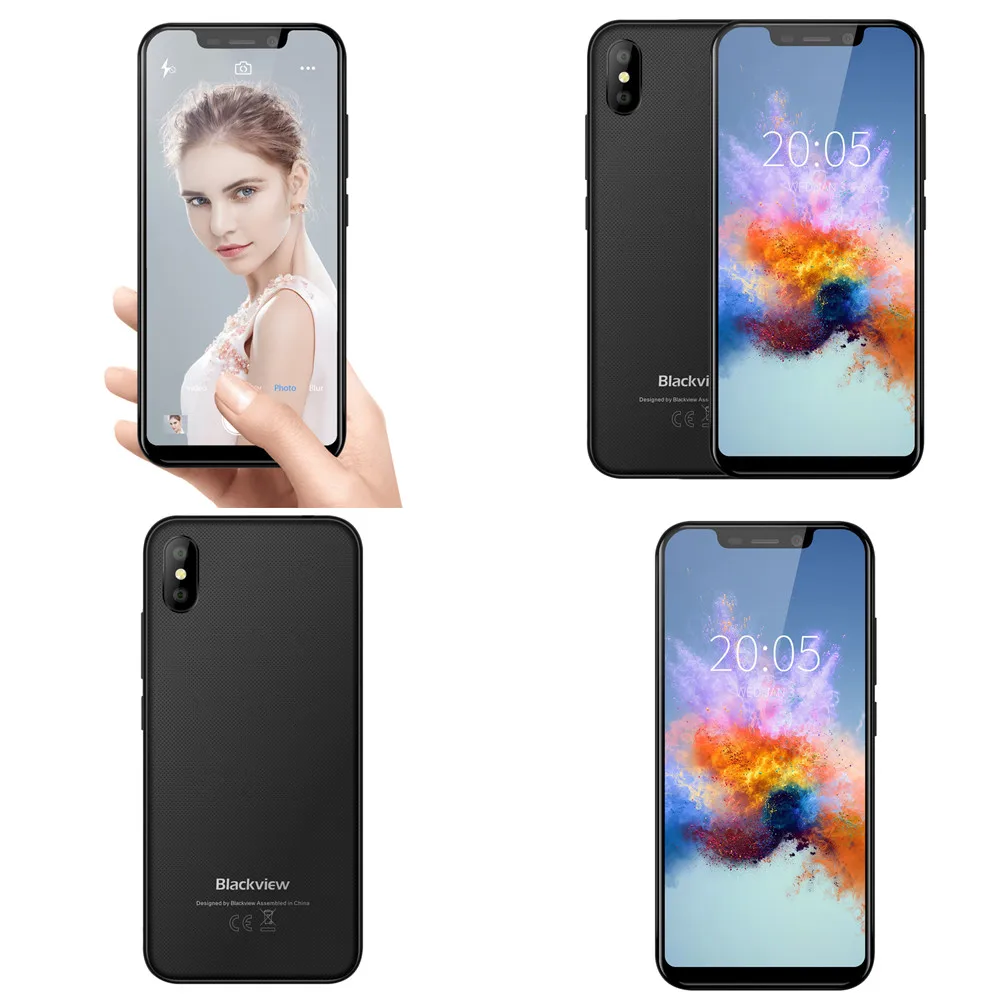 Смартфон Blackview A30, Android 8,1, две sim-карты, QHD, 5,5 дюймов, 19:9, полноэкранный MT6580A, четырехъядерный, 2 ГБ, 16 ГБ, сотовый телефон