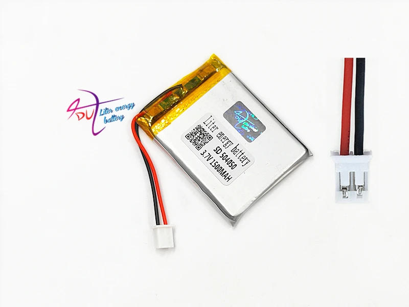 10 шт JST 2,0 мм 504050 3,7 V 1500 mAh литиево-полимерный lipo Перезаряжаемые Батарея для DVD, Pad мобильного планшета Дополнительный внешний аккумулятор Камера