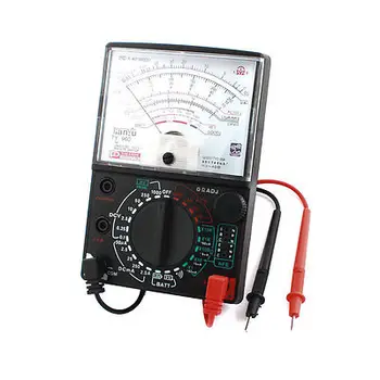

TY-960 Ohm Ampere Volt Diode Measuring Analog Multitester Multimeter w Leads
