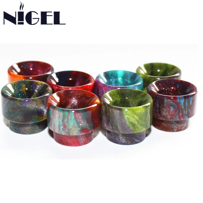 

Nigel Epoxy Resin Drip Tips For Kennedy 24 Goon 528 Series RDA Atomizer Vaporizer Tank Vape Drip Tip E Cigarettes Mouthpiece