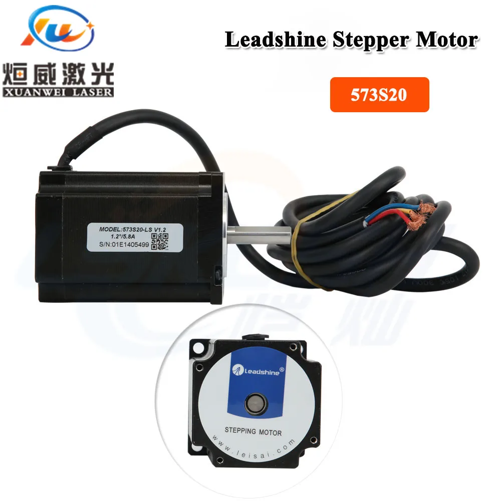 

Leadshine Stepper Motor 573S10-LS / 573S20-LS Engine Driver 3 Phase Stepper Motor For CNC Laser Cutting Engraving Machine