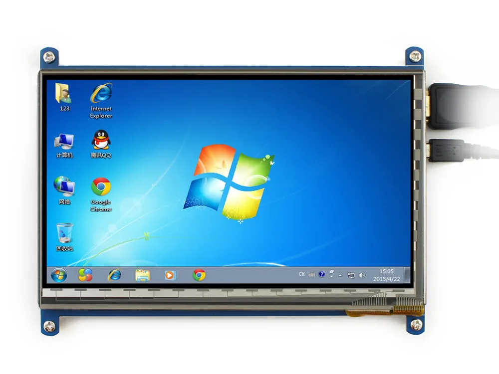 

7inch HDMI LCD Capacitive Touch Screen Display Shield Panel for Raspberry Pi BB Black Black Banana pi Supports Various System