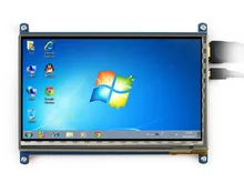 7inch HDMI LCD Capacitive Touch Screen Display Shield Panel for Raspberry Pi BB Black Black Banana pi Supports Various System