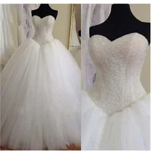 Bling Bling Modern Princess Ball Gown Real Image Wedding Dresses Multi Layer Tulle Bridal Gorgeous Custom Made US2-26W++ Sparkly