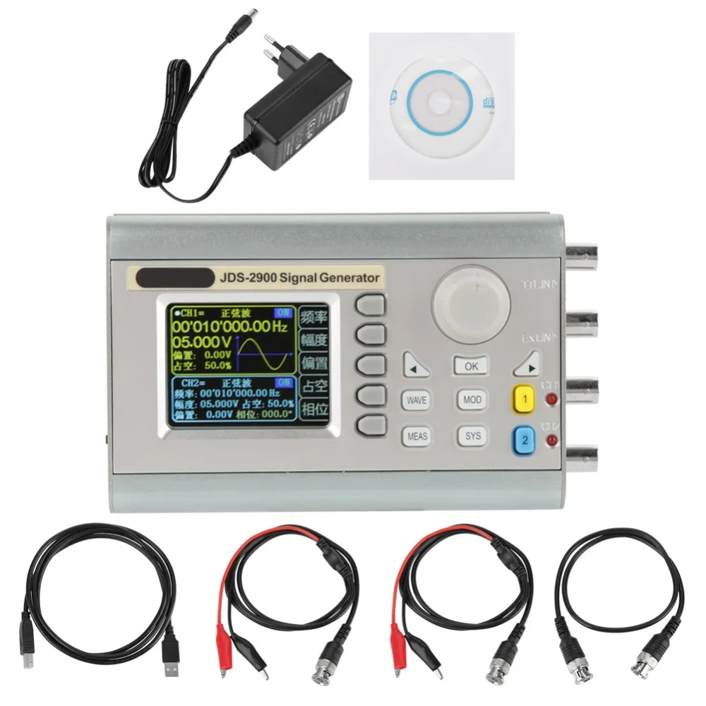 

JDS2900 DDS Signal Generator Counter Digital Control Sine Frequency AC100-240V (15MHz EU Plug) Signal Source