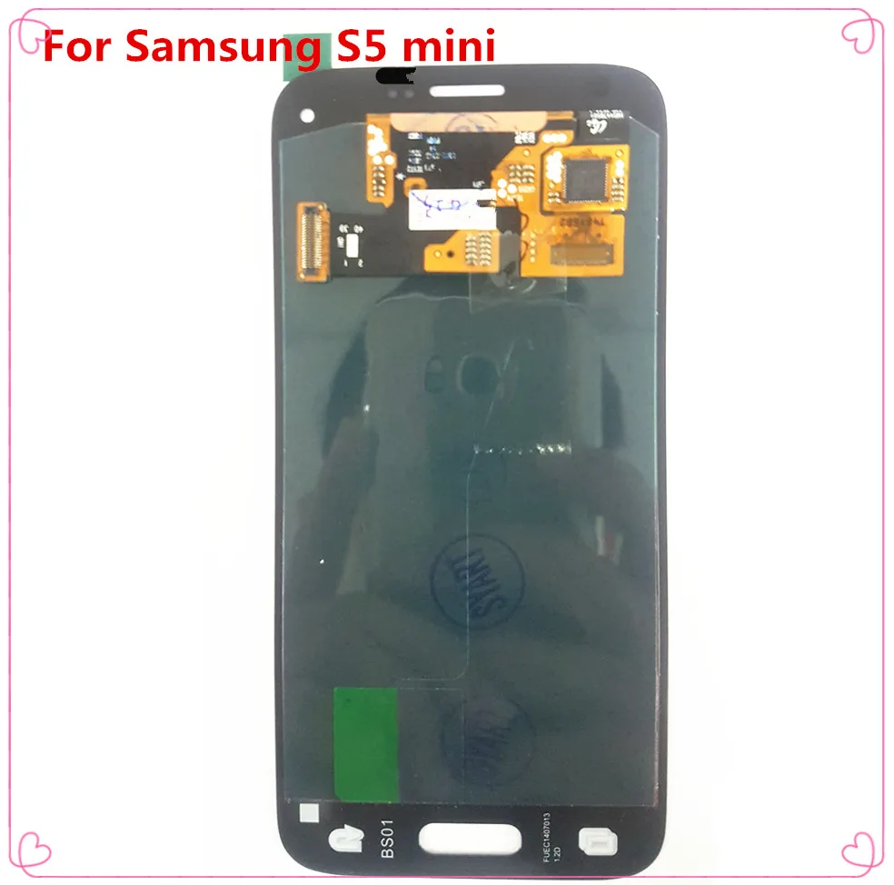 OLED S5 Mini 4 5 ''ЖК дисплей с сенсорным экраном дигитайзер сборка без рамки для Samsung