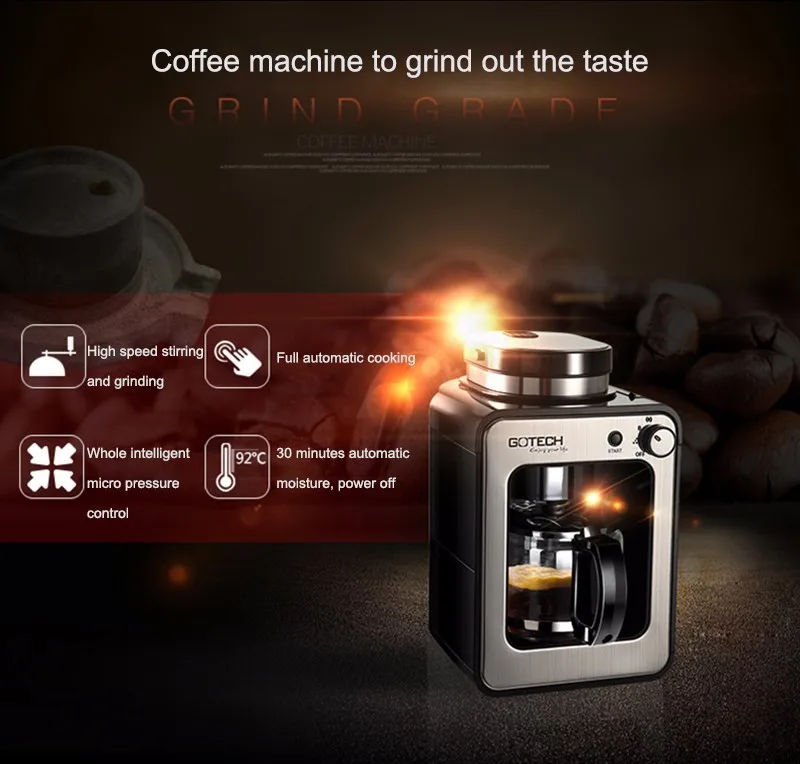 580 мл емкость 600 Вт мощная полностью автоматическая кофемашина домашняя бизнес новое поколение Интеллектуальная Индукционная кофемолка