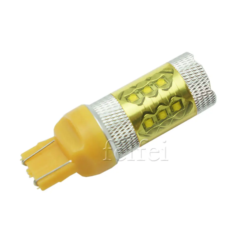 2 шт. Автомобильные светодиодные лампы 12 В 80 Вт 7440 7443 лм|car bulb|low beamled bulb for car |