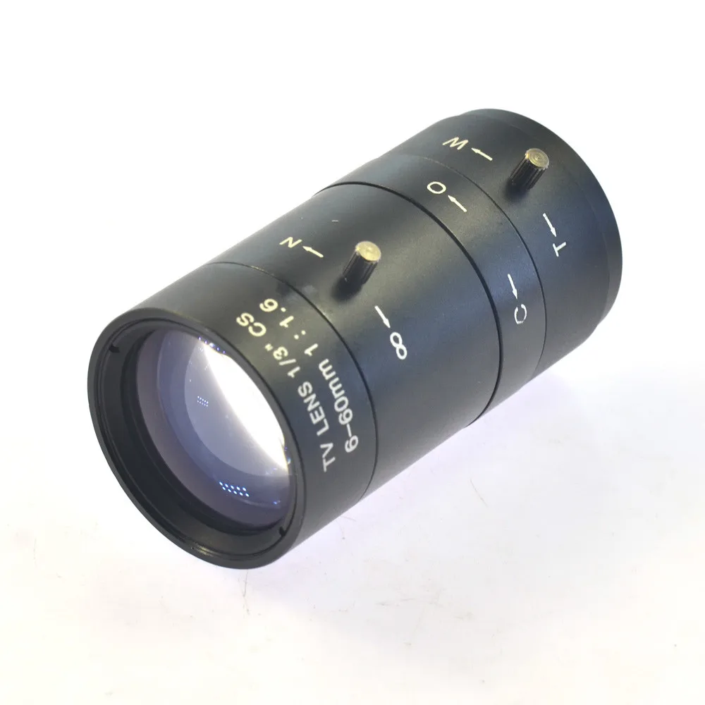 6-60 мм 1/" Промышленная камера ручная Ирис зум фокус Объектив CS крепление cctv объектив для камеры видеонаблюдения или камеры микроскопа