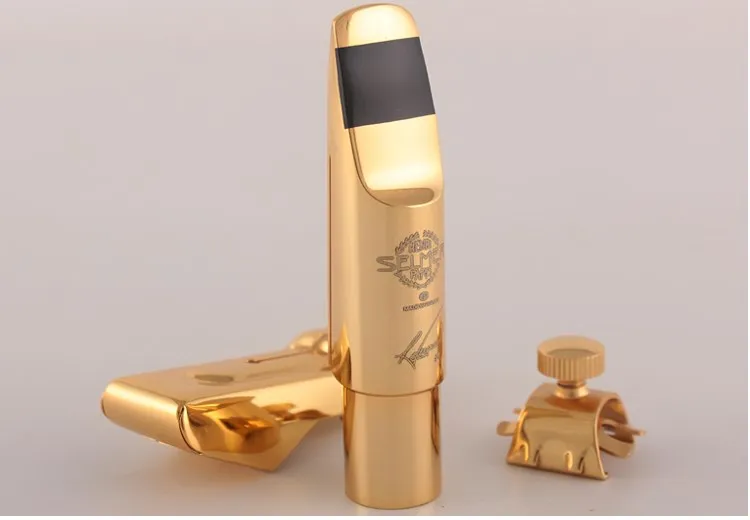

Professional Tenor Soprano Alto Saxophone Metal Mouthpiece Gold Plated Mouthpiece Sax Mouth Pieces Size 5 6 7 8 9
