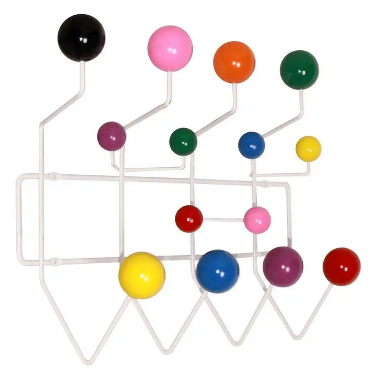 

Multi Color Eeammes hang it all rack Coat Rack Hook Coat hangers Ball coat hanger it all