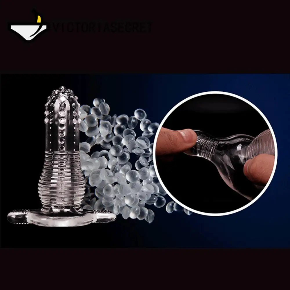 Reusable Anal Condoms For Men Penis Sleeve Gay Cock Sleeve Condom Adult Sex Products Gay Condoms Sex Toys for Men Gay Adult Sex