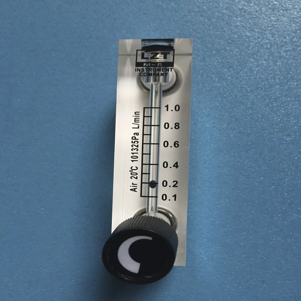 LZT 6T 0.1 1 L/min Square Panel Type Gas Flowmeter Air Flow Meter