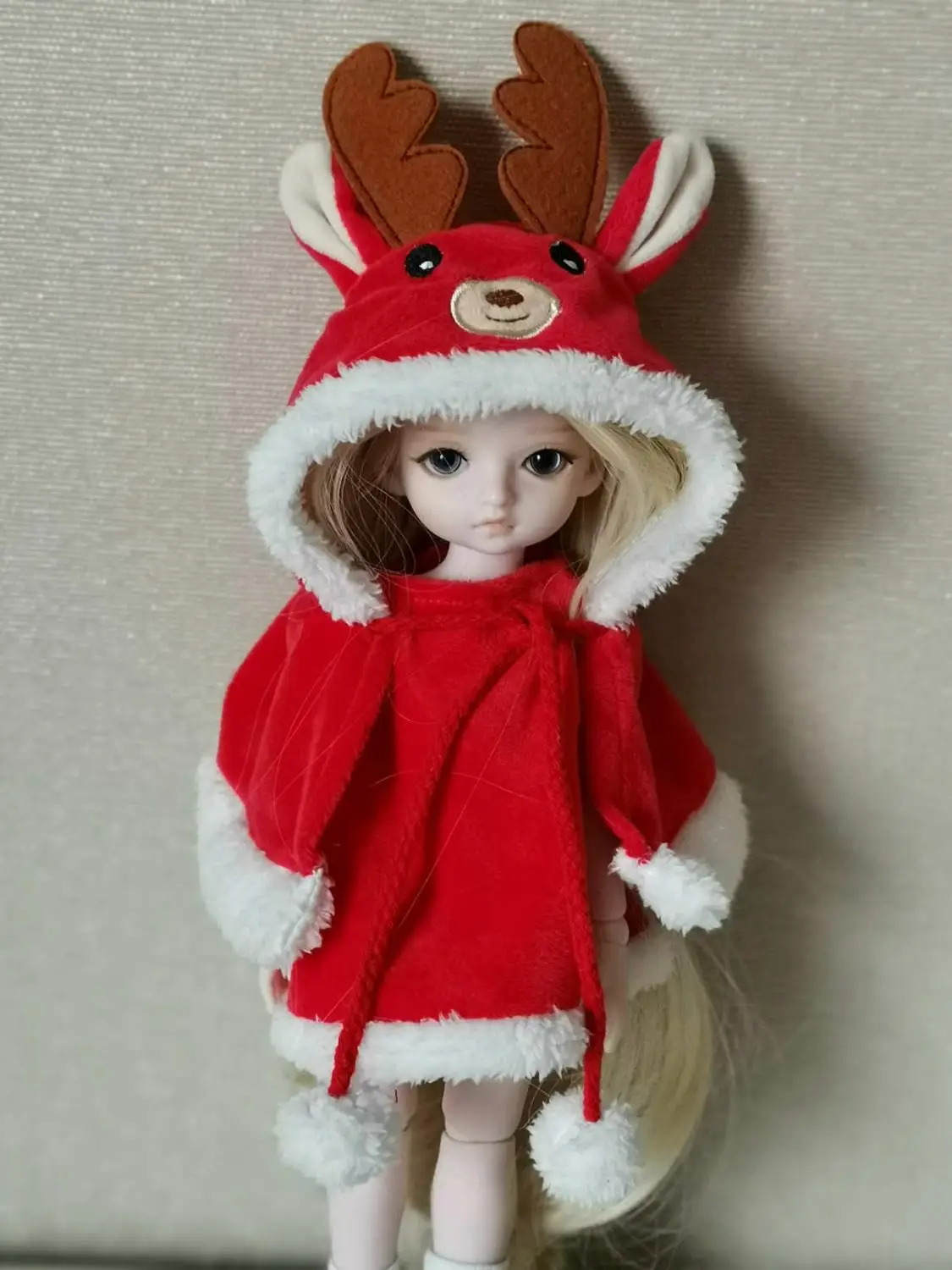 Новые рождественские куклы для девочек BJD куклы для девочек 30 см пластиковые куклы с платьем, парики