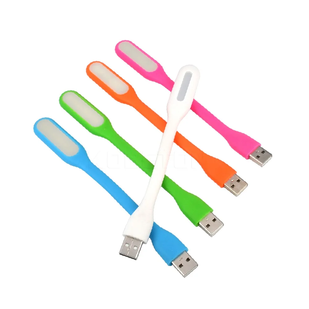 

5PCS Flexible USB LED Book Light Desk Reading Lamp Camping Flashlight Night Lights for PC Mobile Power Charge Notebook Computer