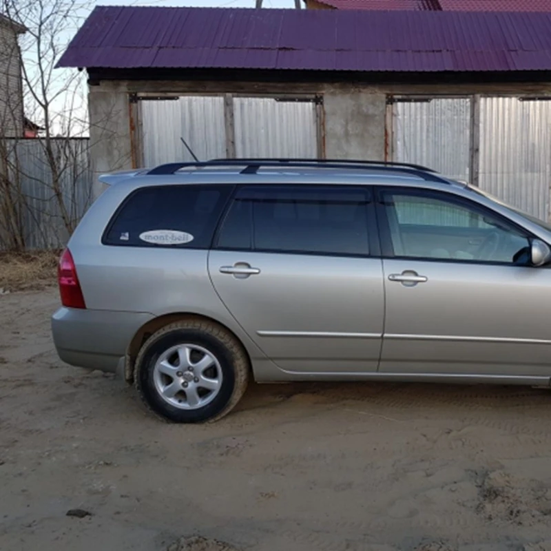 Для toyota fielder спойлер 2005-2009 fielder спойлер с светильник высокого качества ABS Материал заднее крыло автомобиля задний спойлер