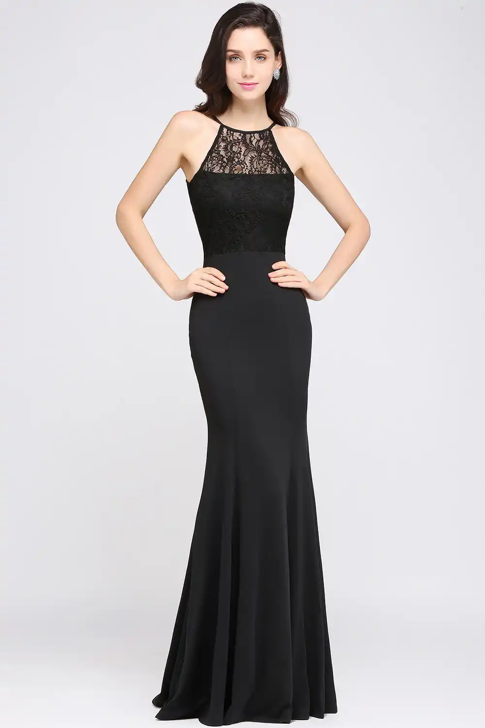 elegant halter dress