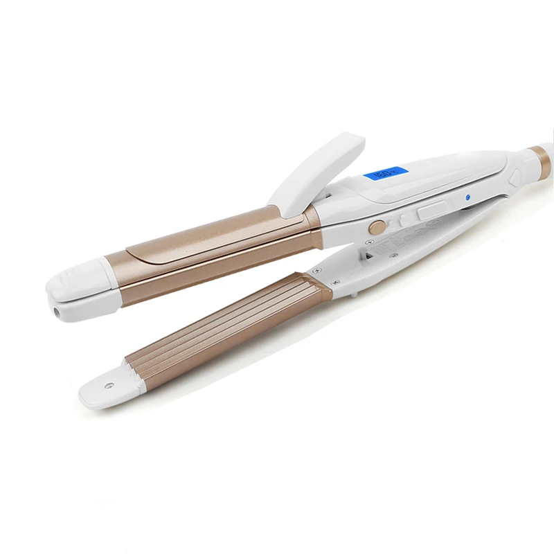

3 In 1 Temperature Control Styling Tool Wave Hair Straightener Hair Curling Irons Flat Triple Plate Curls Hair Curler Z3