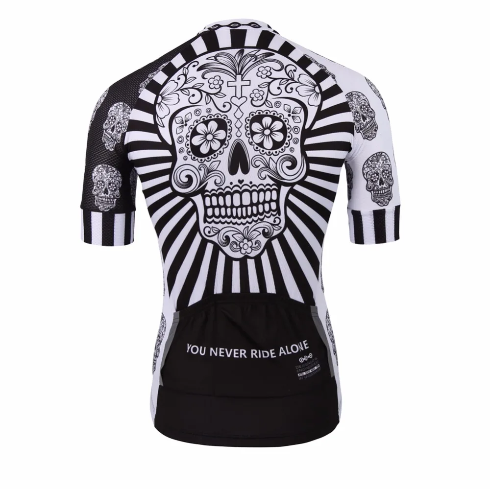 sugar skull cycling jersey