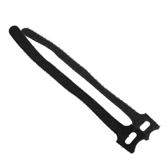 

100 pcs L200mm*W12mm Adjustable Re-useable Nylon Hook Loop Magic Tape Strap Cable for computer technicians, electricians etc