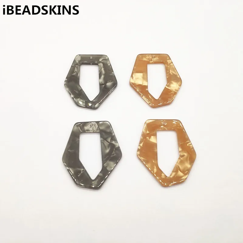 

New arrival! 41x35mm 50pcs acrylic Cone shape charm for earrings accessories,Earring parts,Jewelry Findings making