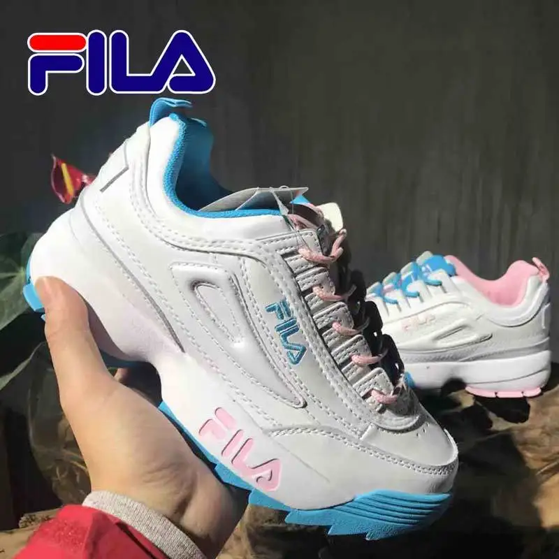 

2019 women Filas Running Shoes Female Sports Shoes Summer Outdoor Sneakers woman New Pink/white Hot Sale 36-40
