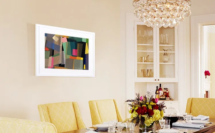 Astract Paintingby Grace Crowley Art Repro Print On Paper - 