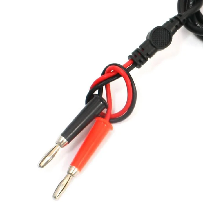 

Promotion! Multimeter Dual Test Hook Clip to Male Banana Plug Cable 4ft 4 in 1