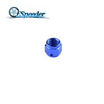 

ESPEEDER AN8 Flare Cap Caps Block off Fitting Aluminum Blue