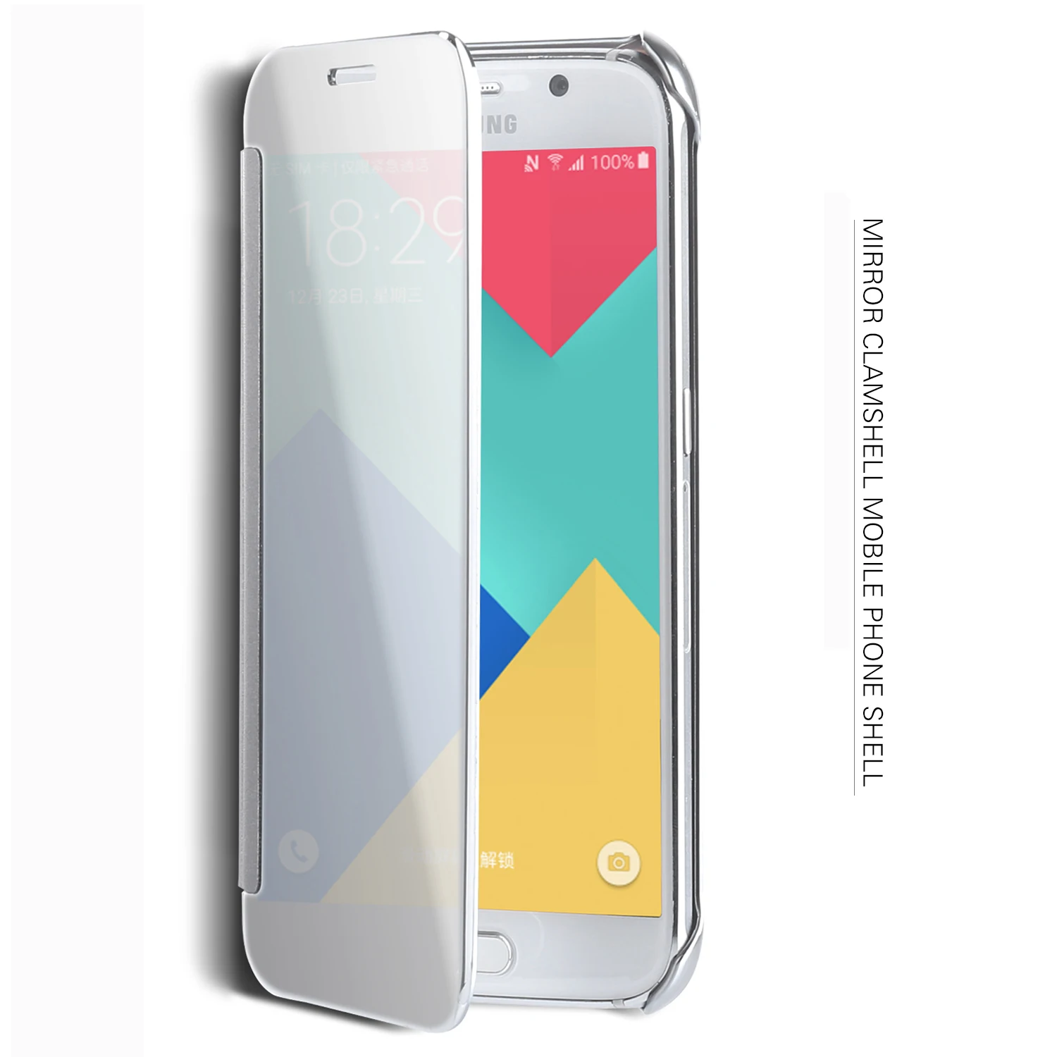 Для Samsung Galaxy A3 A5 A7 A8 2017 2016 чехол Модный зеркальный кожаный флип умный A320 A520 A720 A810 A310