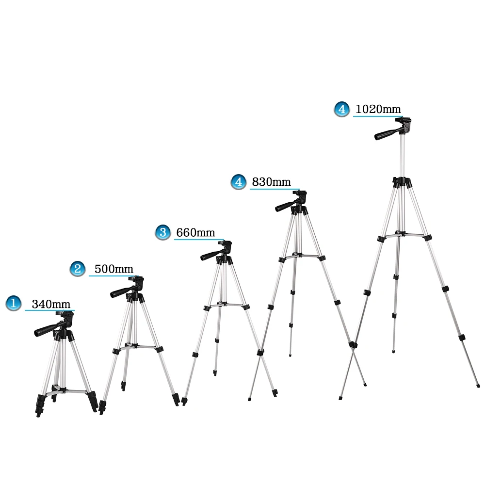 Kaliou Professional Portable Aluminum Alloy 3110 Tripod 3110 for Camera Smartphone DSLR Nikon D3300 D5300 Canon 6d Mobile Phone
