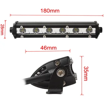

Crek 7inch 30W 3000LM LED Work Light Bar Spotlight Lamp Driving Fog Offroad LED Work Car Lights for Jeep for Toyota SUV 4WD Boat