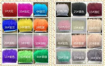 

Champagne Ostrich Feathers, 10 yard CHAMPAGNE Ostrich Fringe Trim feather for wedding decoration
