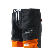 Для Мужчин's шорты для женщин мужчин летние модные сплошного цвета с кнопками комбинезоны с карманами ветер комбинезоны рабочие шорты Горячая 4,30