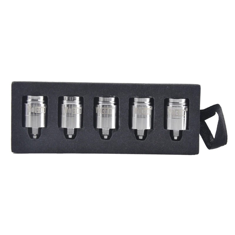 Harga 10 pcs Asli NYX Yocan coil alat penyemprot tangki penggantian coil kepala donat Keramik Quartz ganda coil untuk NYX Vape Alat Penyemprot Vaporizer