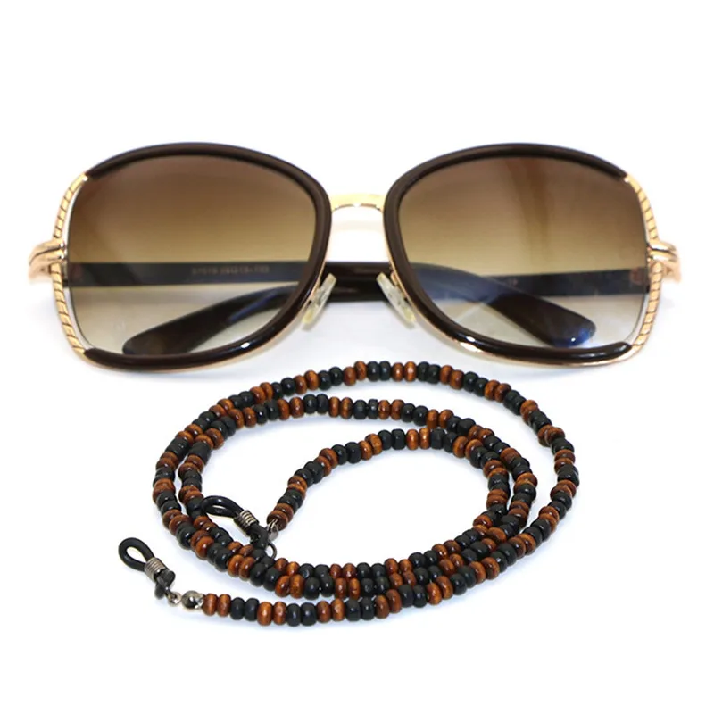 Imixlot высокое качество деревянные бусины солнцезащитные очки ремешок для женщин Элегантный держатель для очков цепочка для очков для чтения фиксатор