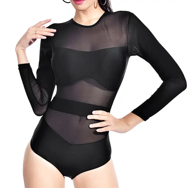 mesh rash guard swimsuit top