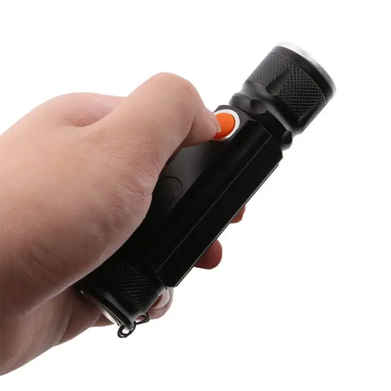 

Magnetic Camping Lamp USB LED Flashlight mini T6 Torch Rechargeable Built in 18650 Battery Waterproof