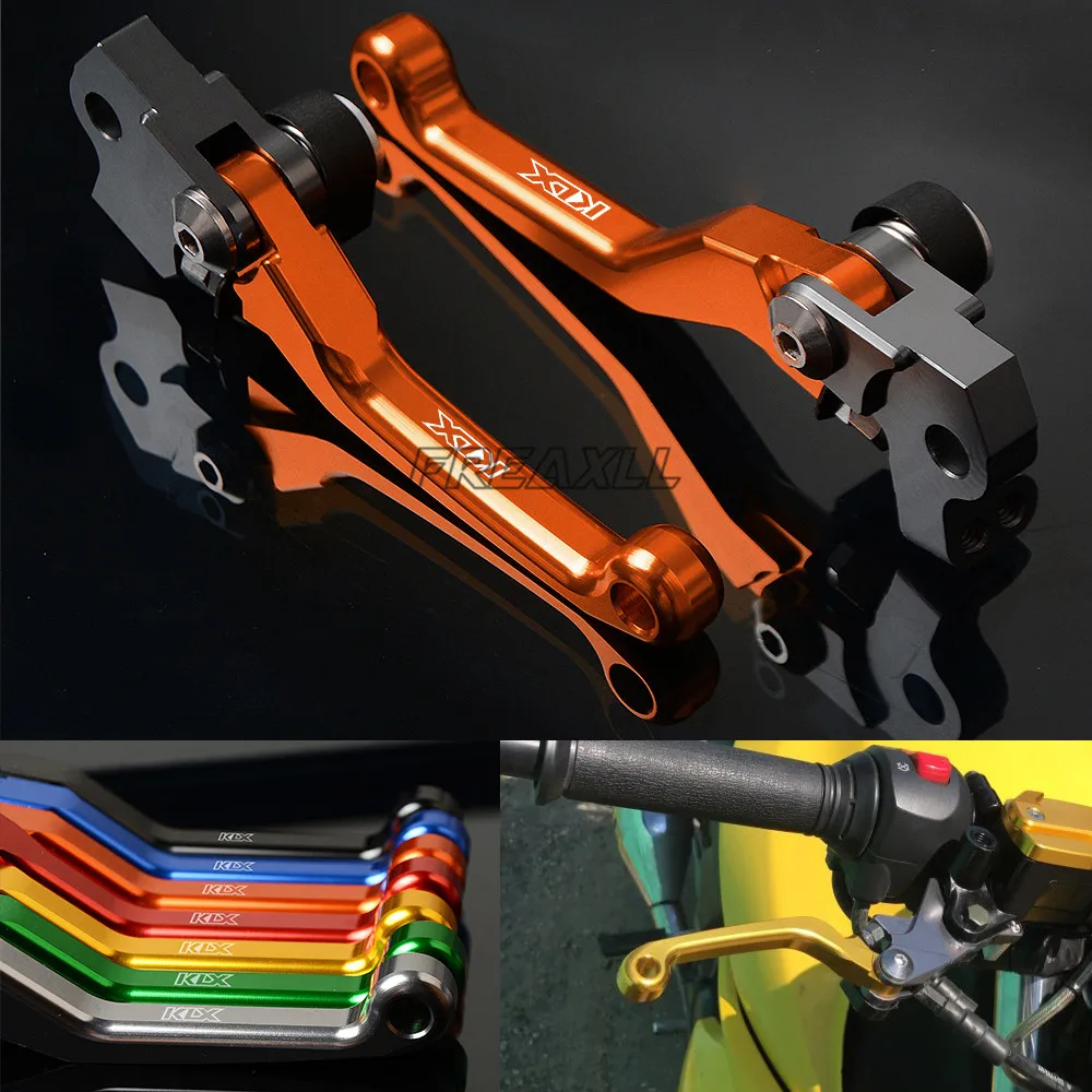 FREAXLL Pit Мотоцикл с ЧПУ рычаги мотоцикл Pivot Dirt Bike Тормозные сцепления для Kawasaki KLX250 KLX
