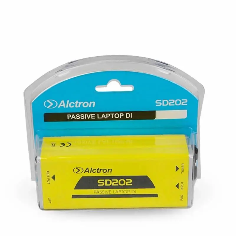 Alctron SD202 пассивный прямой бокс стерео DI моно для акустической гитары басов