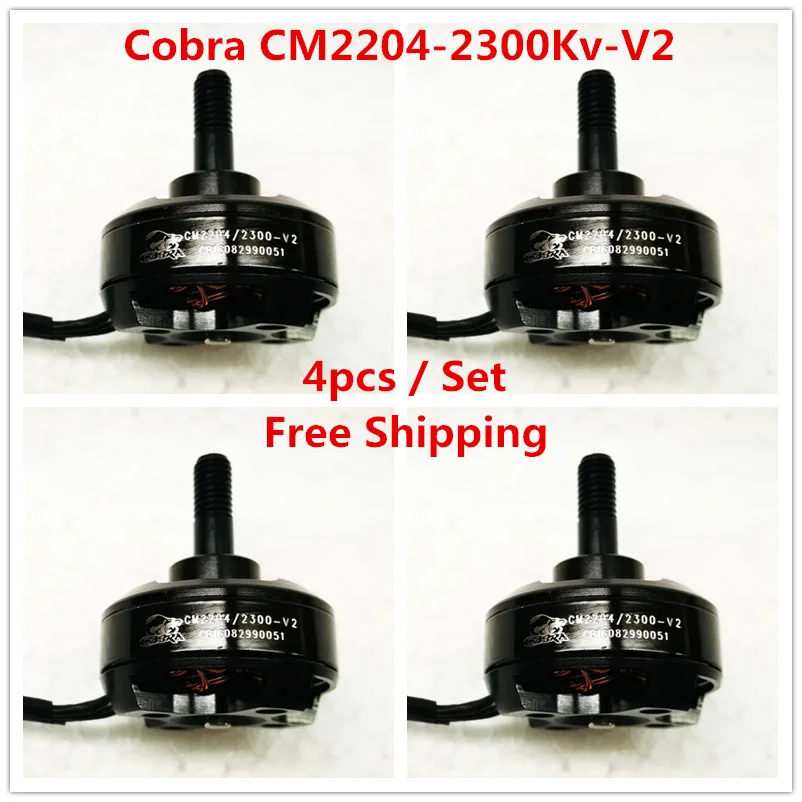Cobra Motor CM2204 2300 V2 Super Combo Pack 4pcs per set Brushless Motor for Mini font