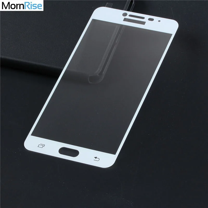 

New 0.26mm Full Screen Tempered Glass Film For Samsung Galaxy C7 Screen Protector Saver protective Glass On C7 9H Hardness