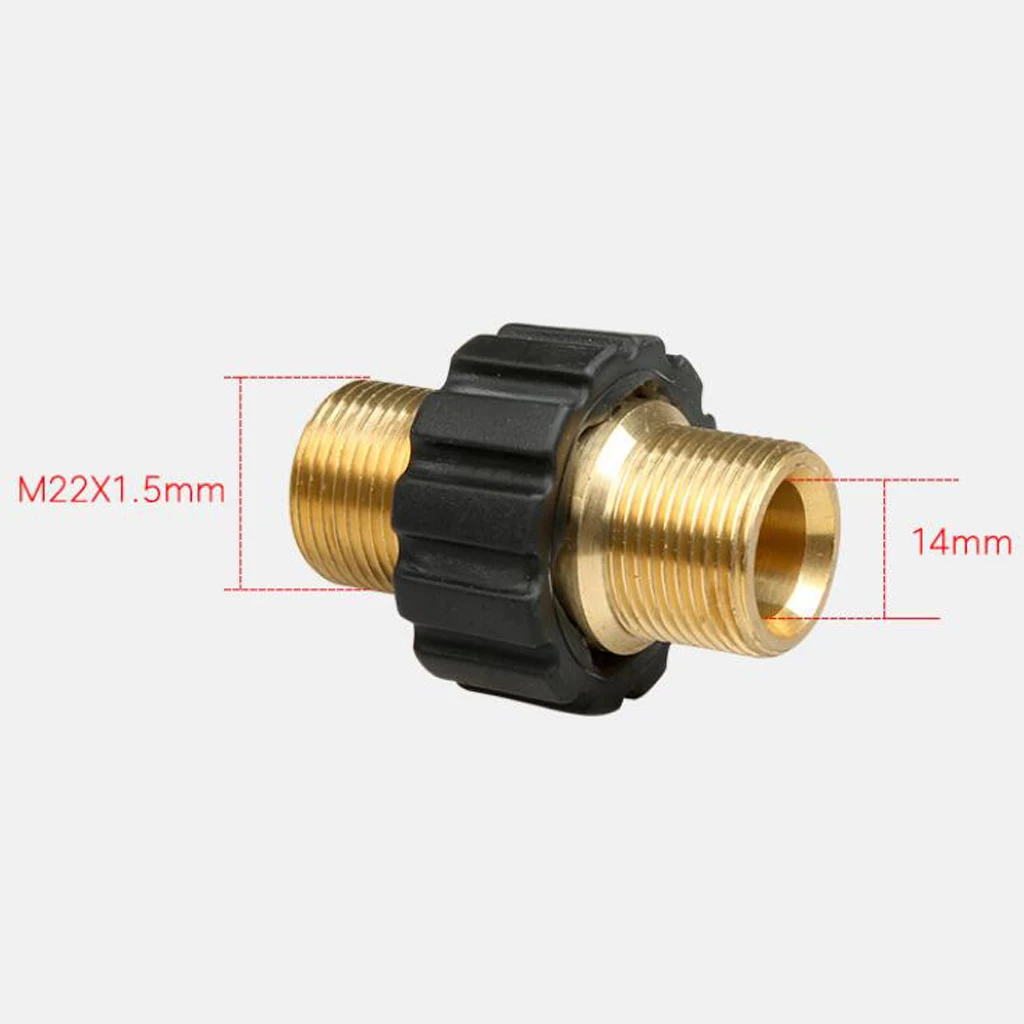 Easy to use - Pressure Parts M22X1.5mm Male High Pressure Washer Quick Connect Inner 14mm