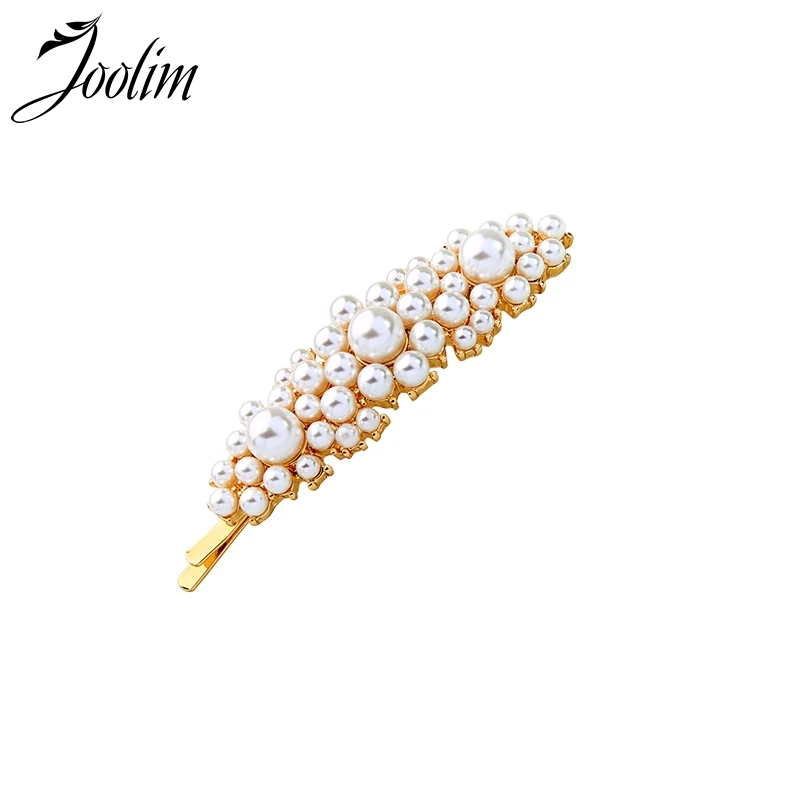 

JOOLIM Jewelry Wholesale Pearl Hair Pin Trendy Hair Jewelry