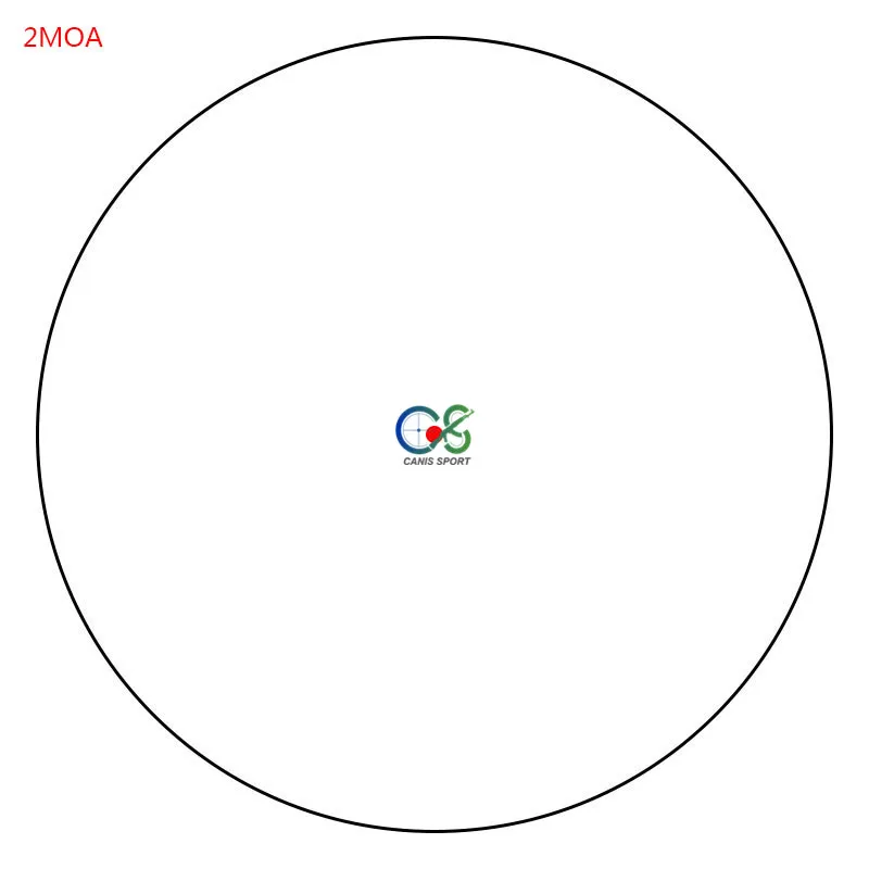 Canis Latrans 1x20 Солнечная красная точка 2MOA Reddot прицел увеличение 1X Черный алюминиевый сплав для наружного охоты gs2-0104